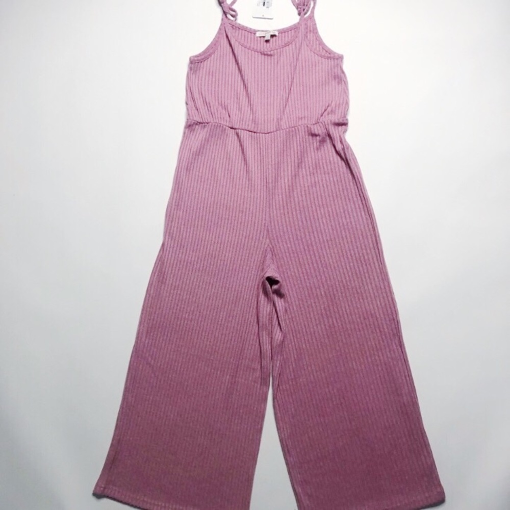 🆕 | 💕 Pink Ribbed Romper - Picture 2 of 7